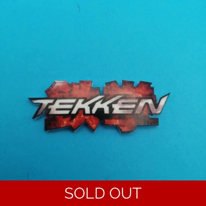 Tekken logo pin badge